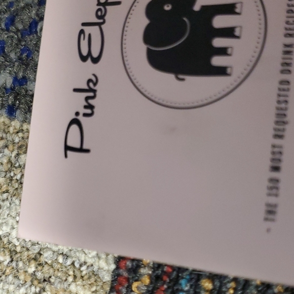 Egg & Dart Pink Elephants Spiral Bound Drink Recipes 2011 First Edition - Picture 7 of 7